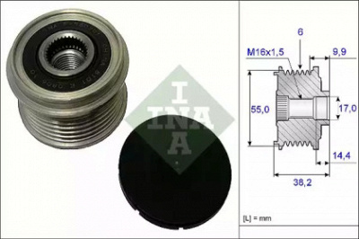 WILMINK GROUP wg1253786 -  Механизм свободного хода генератора
